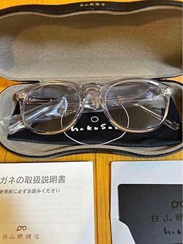 Amazon | クリア MAYFAIR MODEL 白山眼鏡店 メイフェア ジョン
